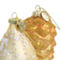 Martha Stewart Holiday Pointy Ball and Pinecone 4 Piece Ornament Set in Gold - Image 4 of 5