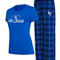 Concepts Sport Women's Royal/Black Air Force Falcons Arctic T-Shirt & Flannel Pants Sleep Set - Image 1 of 4