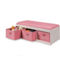 Badger Basket Kid's Storage Bench with Cushion and Three Bins - Image 5 of 5