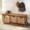 Badger Basket Kid's Storage Bench with Woven Top and Baskets - Image 2 of 5