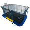 JumpKing 10' x 15' Rectangular Trampoline With 2 Basketball Hoops & Court Printing - Image 1 of 5