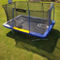 JumpKing 10' x 15' Rectangular Trampoline With 2 Basketball Hoops & Court Printing - Image 2 of 5