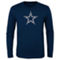 Outerstuff Youth Navy Dallas Cowboys Primary Logo Long Sleeve T-Shirt - Image 1 of 2