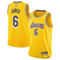 Nike Youth LeBron James Gold Los Angeles Lakers Swingman Jersey - Icon Edition - Image 2 of 4
