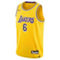 Nike Youth LeBron James Gold Los Angeles Lakers Swingman Jersey - Icon Edition - Image 3 of 4
