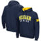 Colosseum Men's Navy Michigan Wolverines Double Arch Pullover Hoodie - Image 2 of 4