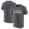 Fanatics Branded Men's Heather Charcoal Vegas Golden Knights Playmaker T-Shirt - Image 1 of 4