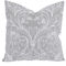 Manor Luxe Jacquard Crewel Embroidered Pillow, 20 by 20-Inch With Feather Insert - Image 1 of 2
