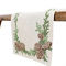 Manor Luxe Winter Pine Cones & Branches Crewel Embroidered Table Runner - Image 3 of 3
