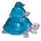 BePuzzled 3D Crystal Puzzle - Turtles (Blue): 37 Pcs - Image 1 of 5