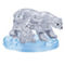 BePuzzled 3D Crystal Puzzle - Polar Bear and Baby: 40 Pcs - Image 1 of 2
