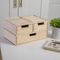Martha Stewart 3PK Wooden Storage Box with Drawers - Image 1 of 5