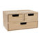 Martha Stewart 3PK Wooden Storage Box with Drawers - Image 2 of 5