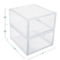Martha Stewart 2PK Plastic Desk Boxes with Pullout Drawers - Image 4 of 5