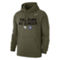 Nike Men's Olive Air Force Falcons Rivalry Always Into Danger Club Pullover Hoodie - Image 3 of 4