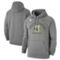 Nike Men's Heather Gray Air Force Falcons Rivalry Badge Club Pullover Hoodie - Image 1 of 4