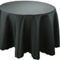 Xia Home Fashions, Samantha 70-Inch Round Tablecloth Black - Image 1 of 2