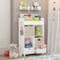 RiverRidge Kids Book Nook Toy Organizer with Bookrack and 2 10'' Bookshelves - Image 2 of 5