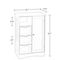 RiverRidge Ashland Single Door, 3 Drawer Floor Cabinet - Image 3 of 5
