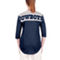 New Era Women's Navy Dallas Cowboys 3/4 Sleeve T-Shirt - Image 3 of 3