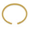 18K Gold Italian Elegance 4MM SEMI-SOLID CUFF BANGLE - Image 2 of 5