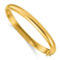 18K Gold Italian Elegance 6.5MM SEMI-SOLID POLISHED BANGLE - Image 1 of 5