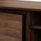 Baxton Studio Landen Walnut Brown and Gold Finished Wood TV Stand - Image 5 of 5