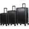CHAMPS Element Collection 3 Piece Luggage Set, Black - Image 1 of 5