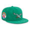 New Era Men's Kelly Green Philadelphia Eagles Throwback Cord 59FIFTY Fitted Hat - Image 1 of 4