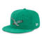 New Era Men's Kelly Green Philadelphia Eagles Throwback Cord 59FIFTY Fitted Hat - Image 4 of 4