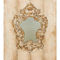 Manor Luxe Vienna Baroque Wood Board & Antiqued Glass Wall Mirror 24''L x 36''H - Image 1 of 2