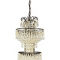 Manor Luxe, Tier Antique Style Glass Crystal Chandelier w/ Edison Bulb Pendant - Image 1 of 2