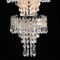 Manor Luxe, Tier Antique Style Glass Crystal Chandelier w/ Edison Bulb Pendant - Image 2 of 2