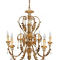 Manor Luxe, Vanderbilt Wood, Metal & Glass Crystal Luxury 6 Candelabra Chandelier - Image 1 of 2