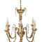 Manor Luxe, Monticello Wood, Metal & Glass Crystal Luxury 6 Candelabra Chandelier - Image 1 of 2