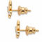 PalmBeach Diamond Accent 18k Gold-Plated Butterfly Stud Earrings - Image 2 of 4