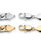 PalmBeach Men's 12 mm Curb-Link Bracelet Set 10 inch Goldtone and Silvertone - Image 2 of 5