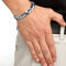 PalmBeach Men's 12 mm Curb-Link Bracelet Set 10 inch Goldtone and Silvertone - Image 4 of 5