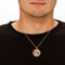 PalmBeach Men's Diamond Accented Eagle Pendant in Gold-Plated Sterling Silver - Image 3 of 4