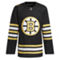 adidas Men's Black Boston Bruins 100th Anniversary Primegreen Authentic Jersey - Image 3 of 4