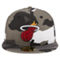 New Era Men's Miami Heat Snow Camo 59FIFTY Fitted Hat - Image 3 of 4