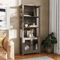Flash Furniture 3 Tier Bookcase with Storage Cabinet - Image 1 of 4