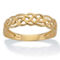 PalmBeach Celtic Weave Solid 10k Yellow Gold Band - Image 1 of 5