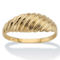 PalmBeach Polished Solid 10k Yellow Gold Shrimp-Style Ring - Image 1 of 5