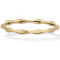 PalmBeach Stackable Bamboo Band Ring 10K Yellow Gold - Image 1 of 5