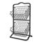 Oceanstar 2-Tier Storage Kitchen Wire Basket Stand, Black - Image 1 of 5
