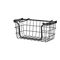 Oceanstar Stackable Metal Wire Storage Basket Set for Pantry – Black, Set of 3 - Image 2 of 5