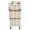 Oceanstar Mobile Rolling Storage Laundry Basket Cart with Handle, Black - Image 3 of 5