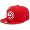 New Era Men's Red Atlanta Hawks Chainstitch Logo Pin 59FIFTY Fitted Hat - Image 1 of 4