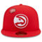 New Era Men's Red Atlanta Hawks Chainstitch Logo Pin 59FIFTY Fitted Hat - Image 3 of 4